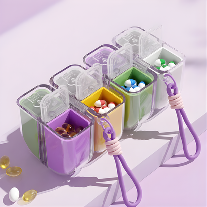 Magnetic Cube Pill Organizer